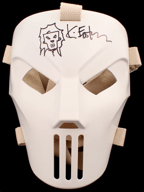 Kevin Eastman Signed TMNT "Casey Jones" Authentic NECA Full-Size Mask ...