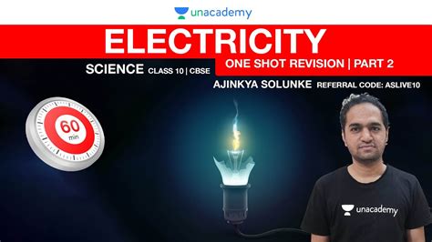 Electricity One Shot Revision Part Science One Shot Ncert