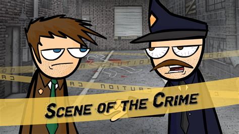 Murder Crime Scene Cartoon