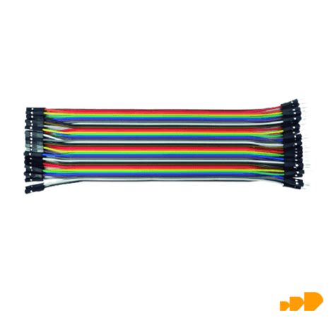 Cable Para Protoboard Jumper Macho Hembra 20 Cm X 40 Piqoa