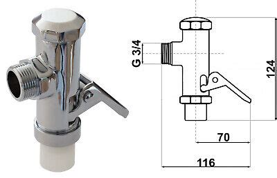 Wc Drucksp Ler Sp Ler Sp Larmatur Hebel Chrom Zoll Mechanische