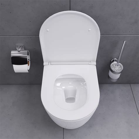 Унитаз подвесной Damixa Sirius DX86C1700SC безободковый с сиденьем ...