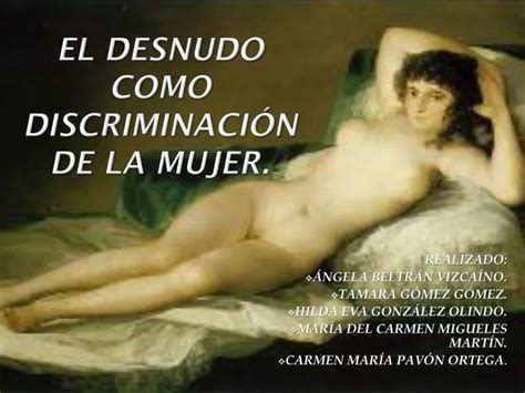 Ppt El Desnudo Como Discriminaci N De La Mujer Powerpoint