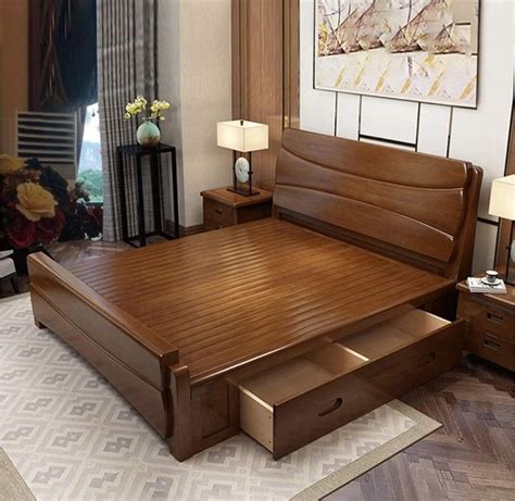 Double Bed Designs In Wood