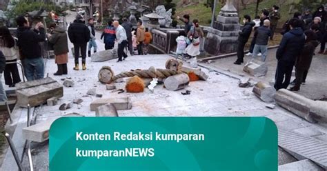 Foto Kerusakan Imbas Gempa Magnitudo Di Jepang Kumparan