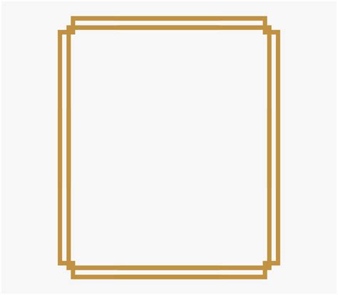 Art Deco Png Gold Frame Transparent Png Kindpng | The Best Porn Website