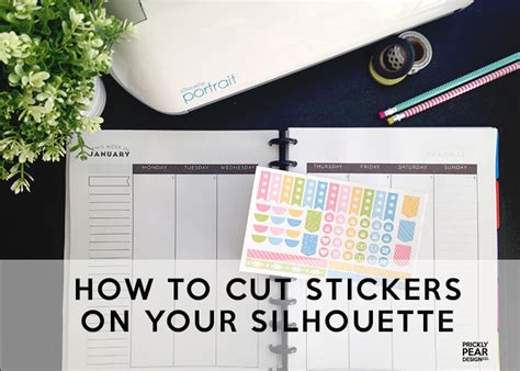 How to Cut Stickers with Your Silhouette Die-Cutting Machine - Prickly Pear Design Co.