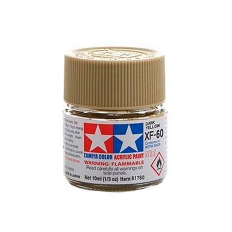 TAMIYA Acrylic Dark Yellow XF 60 10ml