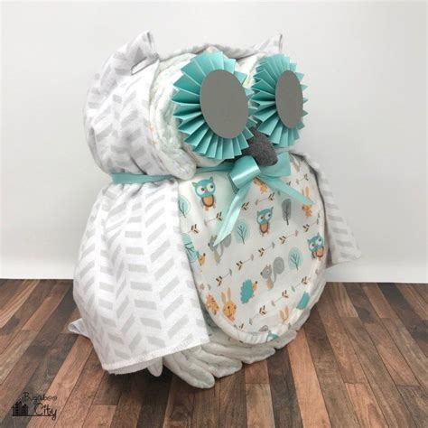 Owl Diaper Cakes Baby Shower Diapers Baby Boy Shower Baby Shower