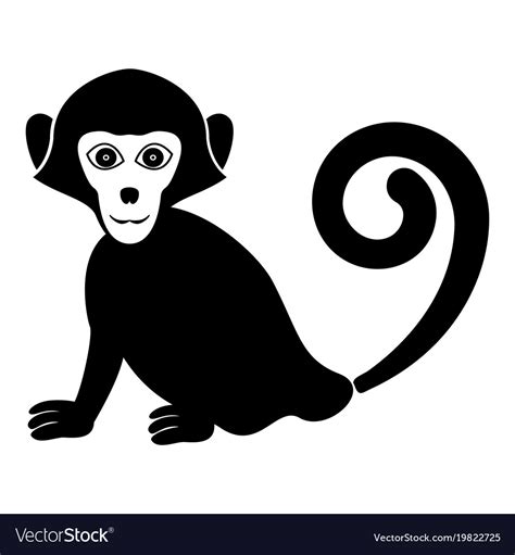 Black Monkey Clip Art