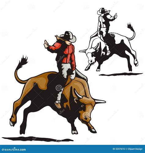 Rodeo Cowgirl Riding A Horse Retro Style Poster Cartoon Vector