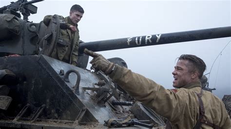 Watch! Brad Pitt in Fury tank battle