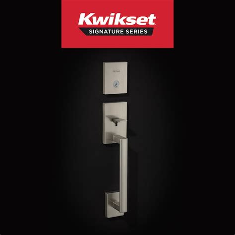 Kwikset Signature Series San Clemente Satin Nickel Single Deadbolt