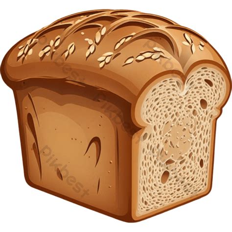 Cartoon Food Bread Whole Wheat PNG Images | PNG Free Download - Pikbest