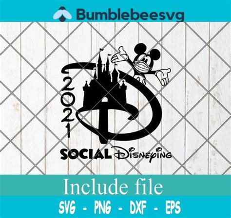 Social Disneying 2021 Svg Mickey Magic Castle Svg Christmas Mickey