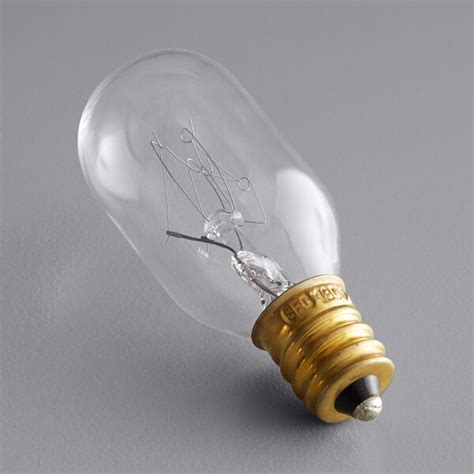 Avantco 17816351 15 Watt Clear Incandescent Indicator Light Bulb T7