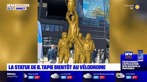 Marseille la statue de Bernard Tapie devrait être inaugurée avant le