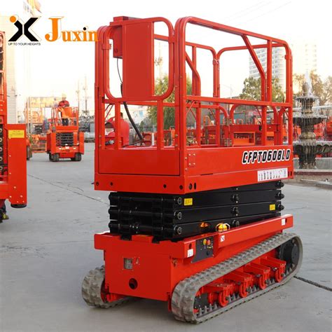 Juxin M M Tracked Scissor Lift Platform Self Propelled Hydraulic