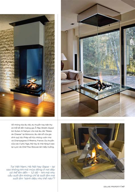 Deluxe Property Vietnam Bloch Design Fireplaces Contemporary