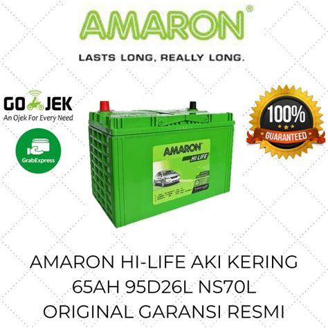 Jual Amaron Hi Life Aki Kering Mobil Innova Bensin Fortuner Bensin Elf