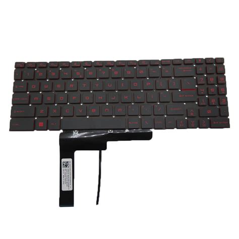 Laptop Monochrome Backlit Keyboard For MSI Cyborg 15 A13U A13UDX Cyborg ...