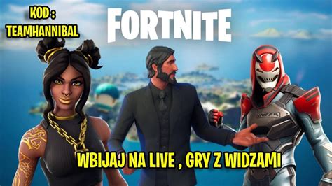 Fortnite Gry Z Widzami Batle Royal Epicpartner Youtube