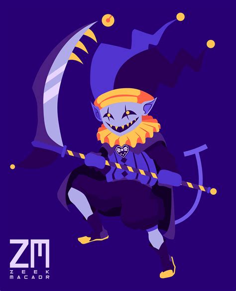 Jevil Fan Art Rdeltarune