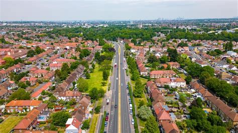 Impresionantes Im Genes De La Ciudad Tomadas Con Un Dron Foto Premium