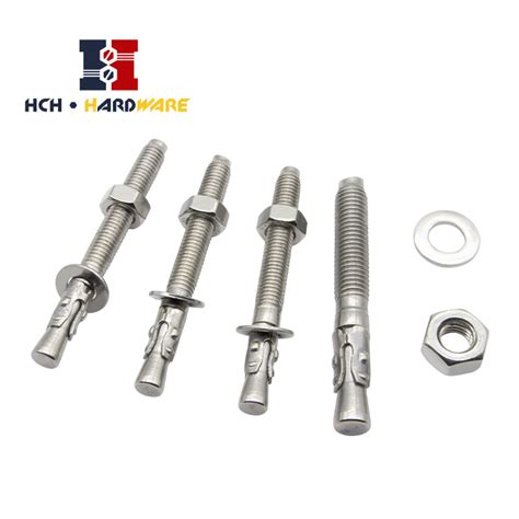 18 8 316 M6 M8 M10 Expansion Hex Washer Nut Bolt Anchor Stainless Steel