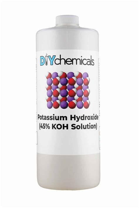 Potassium Hydroxide Liquid Koh 45 Concentration Industrial And Manufacturing Diy Chemicals