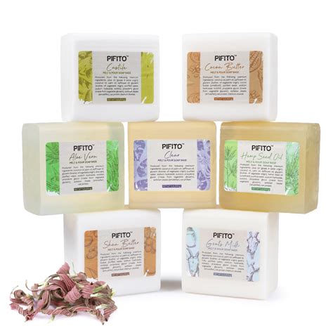 Pifito Melt And Pour Soap Base Sampler Lbs Assortment Of Bases