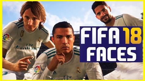 Fifa 18 Player Faces From Gamescom New And Old Faces Youtube