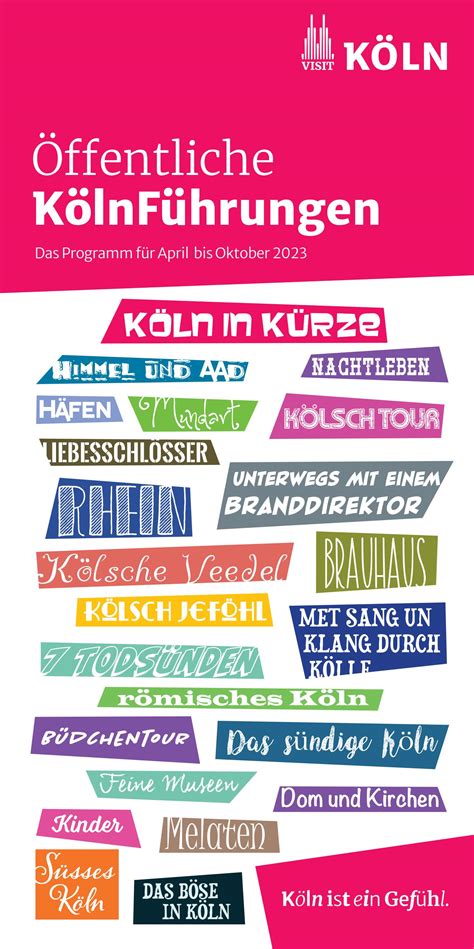 Ffentliche K Ln F Hrungen Sommer By K Lntourismus Gmbh Issuu