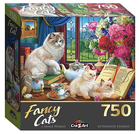 Snapklik RoseArt Fancy Cats 750PC Afternoon Lessons