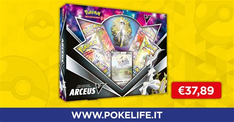 Pok Mon Collezione Premium Con Statuina Arceus V Special Art Pokelife