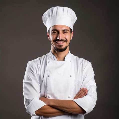 Premium Ai Image Cooking Is My Passion Confident Mature Chef In White