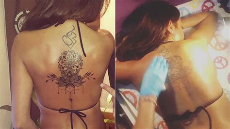 Se Animó Y Fue Por Más La Vedette Que Se Tatuó Toda La Espalda Infobae