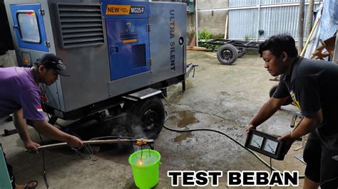 Test Beban Genset Load Genset Dengan Air Garam Youtube