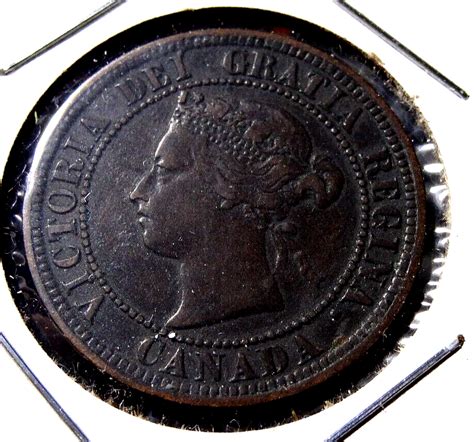 1876 H Canada One Cent Canadian World Coin One Penny Ebay