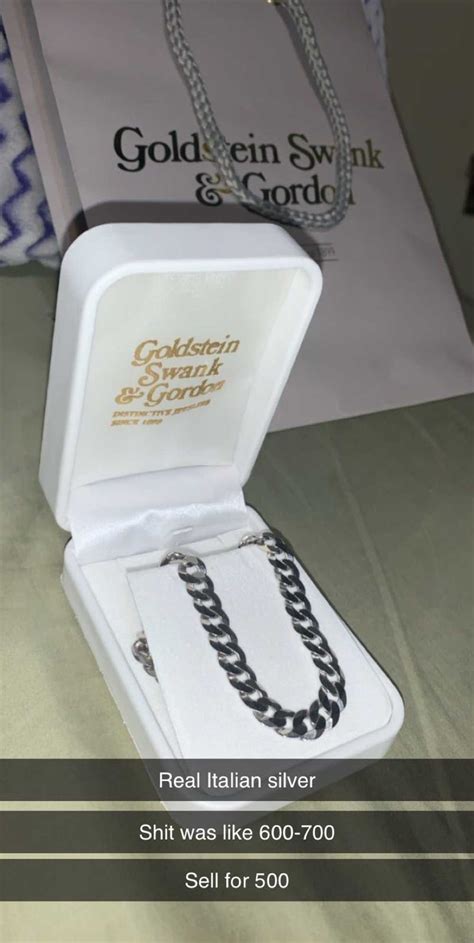 925 Silver Men’s Italian 925 Silver Chain - Gem