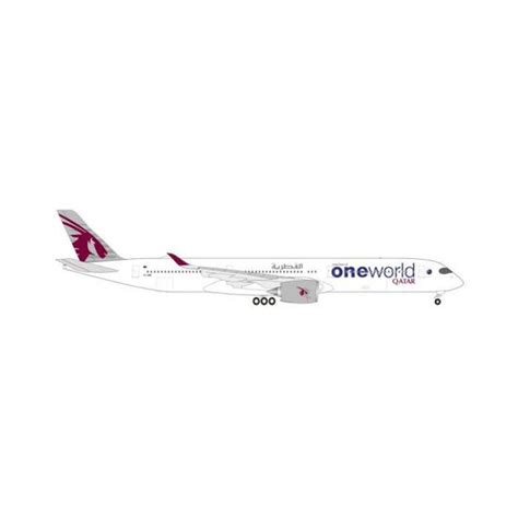 Miniatures montées Airbus A350 1000 Qatar Airways OneWorld A7 ANE 1