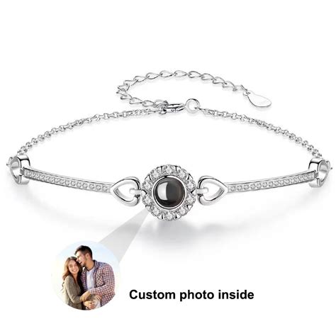 Pulsera De Proyecci N De Foto Personalizada Para Hombres Y Mujeres