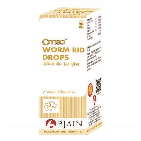 Buy 1 BJain Homeopathic Omeo Worm Rid Drops Online