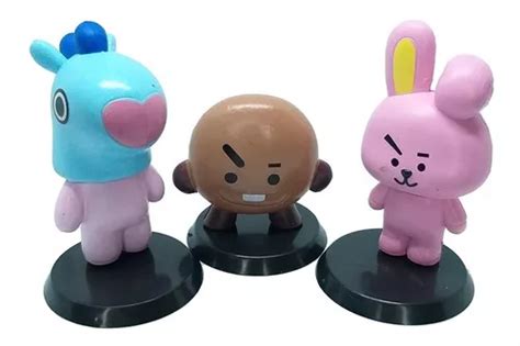 Set 7 Figuras Bt21 Bts Tata Koya Mang Kpop K pop Colección en venta en