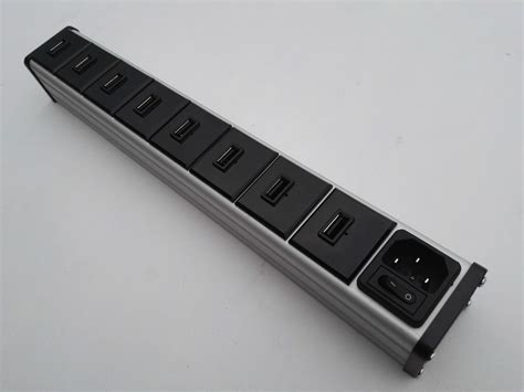 8-USB Ports Power Strip for Mobile telephone and Tablet, Multiple Usb Charger with outlet 5V 2.1A