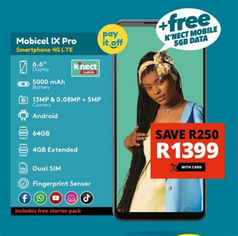 Mobicel Ix Pro Smartphone G Lte Offer At Checkers