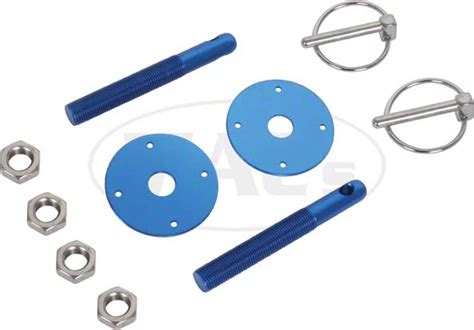 Ecklers Hood Pin Kitbluealuminum