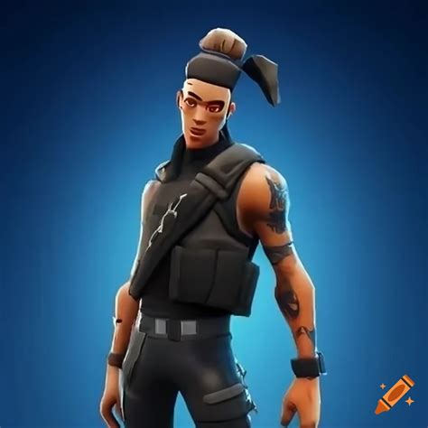 Fortnite Character With Tattoos And Stylish Outfit On Craiyon