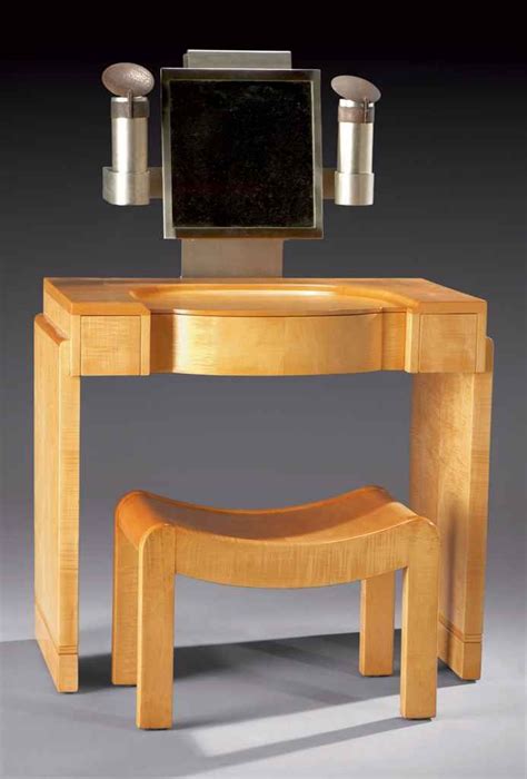 Pierre Chareau Coiffeuse Ms Et Son Tabouret Sn Vers