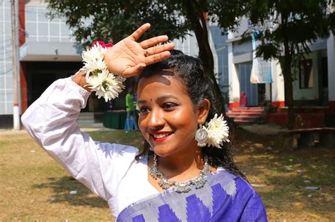 Premium Photo Spring Festival Celebration At Sylhet Government Women